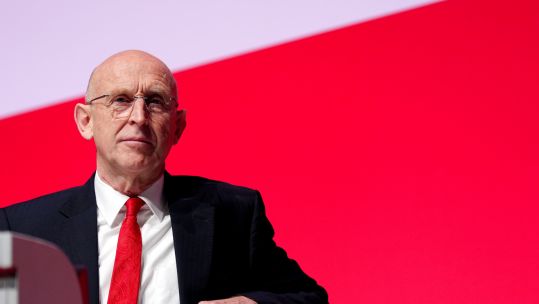 2Y5WC9X Defence Secretary John Healey during the Labour Party Conference at the ACC Liverpool. Picture date Monday 230924 CREDIT Alamy.jpg