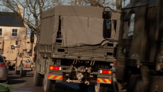 2nd battalion the royal Anglian regiment  convoying through villages in the East Midlands 30012024 CREDIT BFBS