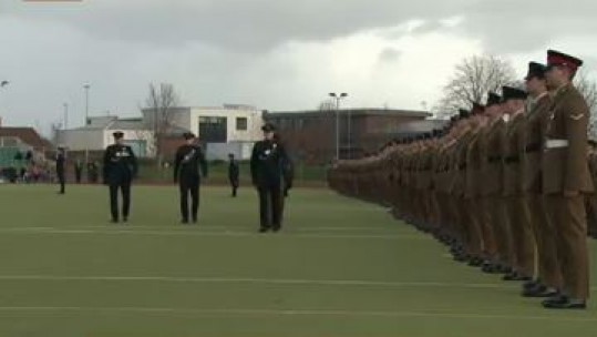 2 Rifles Recieve Campaign Medals