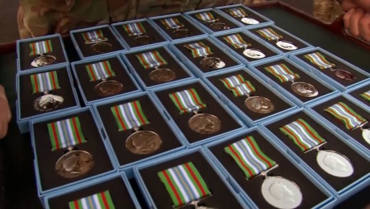 3 RIFLES Awarded Op Gritrock Medals