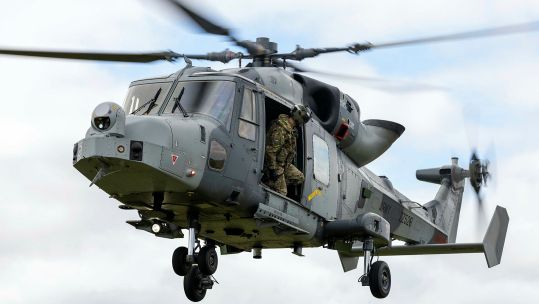 Wildcat helicopters operated by the Army are to be phased out from next year, while an autonomous replacement is being sought for the naval variant from 2030-35 (Picture: MOD)