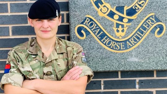 News of Bombardier Askew's death was announced at the time by her unit, 1st Regiment Royal Horse Artillery