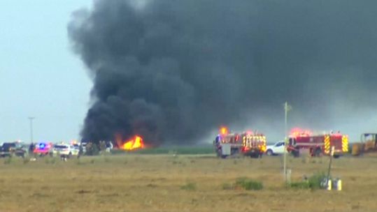 US Navy F-35C crashes near airbase in California (Picture: Reuters)