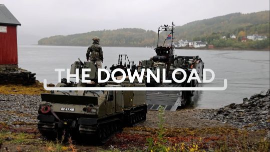 Royal Marines execute key movements from RFA Lyme Bay during Exercise Tarassis Download TN (Picture: MOD)