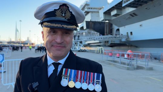Commodore James Blackmore, Commander UK Carrier Strike Group