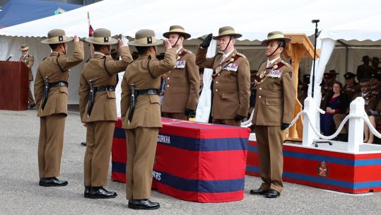310325 Gurkha parade CREDIT QUEEN GURKHA ENGINEERS