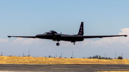 The TU-2S comes into land after its record-breaking flight