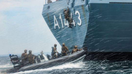 British commandos train with South Korean counterparts in the UK on Ex Pacific Sentil (Picture: Royal Navy)