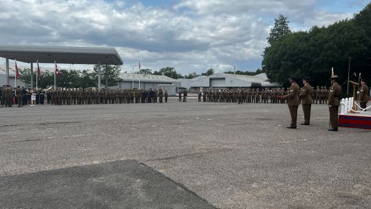 36 Engineer Regiment and the Queens Gurkha Engineers has been reconstructed.