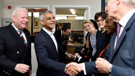 Mayor of London Sadiq Khan opens New Belvedere House, Veterans Aid. Credit: Greater London Authority