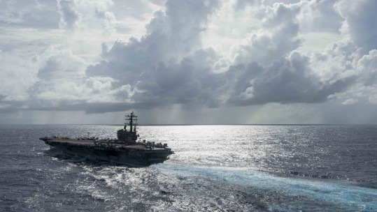 USS Ronald Reagan in the Philippine Sea
