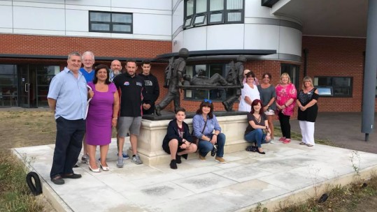 Fundraisers at Chavasse VC House in Colchester for Help for Heroes Discovery Day