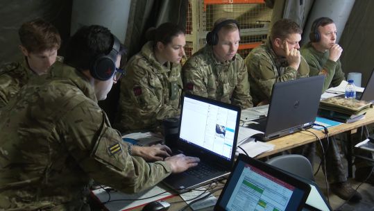 Members of 4 Brigade are receiving unit intelligence that could replicate the situation on the ground.