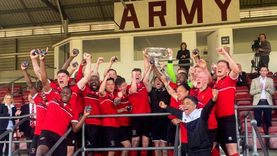 4 Regiment RLC beat 1 Mercians in the Army Major Unites Challenge Cup final 04052022 CREDIT Army FA 1888 Twitter.jpg