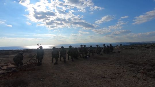 40 Commando Royal Marines Bravo Company test 12-man team strategy in Cyprus ranges as part of LRGX November 2020 DATE UNKNOWN CREDIT BFBS.jpg