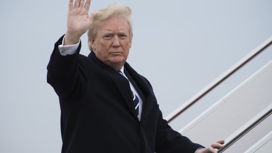Mr Trump said he was waiting to hear from the Saudis as to who they believe was behind the attack (Picture: PA).