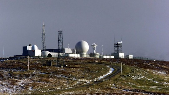 Range Control Building at the DERA Range Hebrides.
