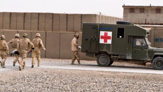 1 Medical Regiment Receive Afghanistan Medals