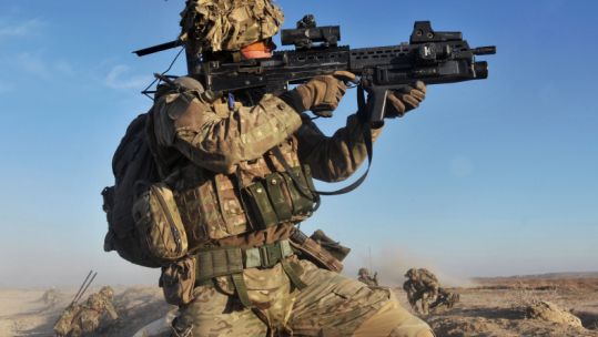 Fit to Fight? Credit: Sgt Rupert Frere, Crown Copyright 