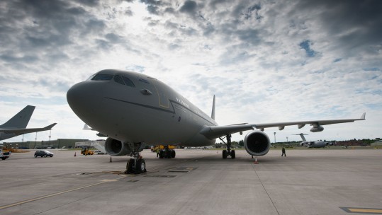 An RAF Voyager Passenger Aircraft