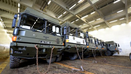 20 Transport Squadron is part of the Royal Logistic Corps, which sustains Army and broader MOD capabilities both at home and overseas (Picture: Crown Copyright)