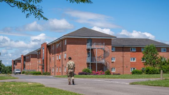SLAM (Single Living Accommodation Modernisation) . Credit: Sgt Paul Shaw, Crown Copyright