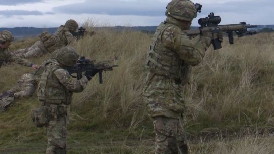 5 SCOTS on live fire ranges before festive leave 08122020 CREDIT BFBS