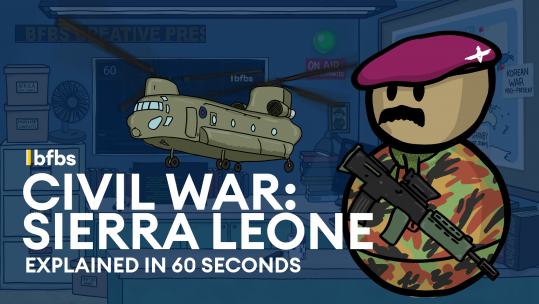 Civil War Sierra Leone. Credit BFBS Creative