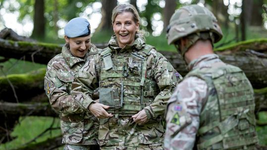 60th Birthday The Duchess of Edinburgh visits Exercise RHINO HEART as the Royal Colonel to the Queen's Own Yeomanry CREDIT MOD.jpg