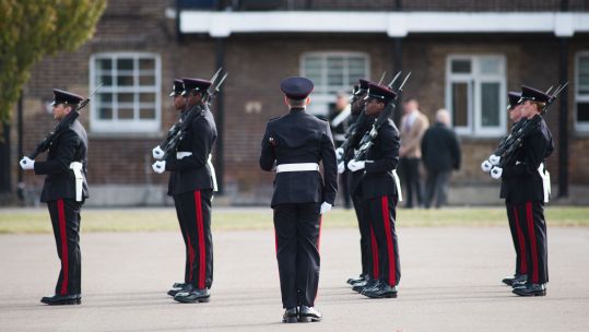 Cover image: Soldiers from 6 Regiment Royal Logistic Corps prepare for ceremonial duties (Picture: MOD).