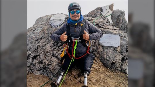 Hari Budha Magar summits Carstensz Pyramid