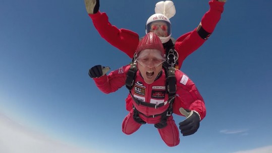 80-Year-Old Veteran Celebrates Birthday - With The Red Devils
