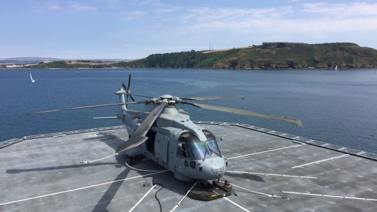 A Merlin Mk2 helicopter 