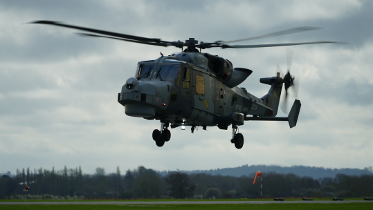 815 Squardon's Wildcats at RNAS Yeovilton 180424 CREDIT BFBS