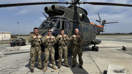 After two years on the island, the aircraft is retiring at the end of the month