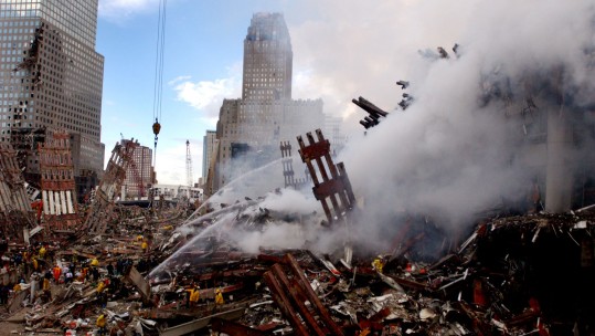 9/11 Aftermath: Pic Courtesy Photographer&#039;s Mate 2nd Class Jim Watson U.S. Navy