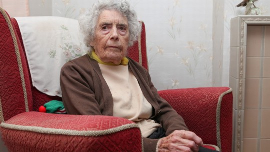96-year-old veteran Molly Luke CREDIT SWNS