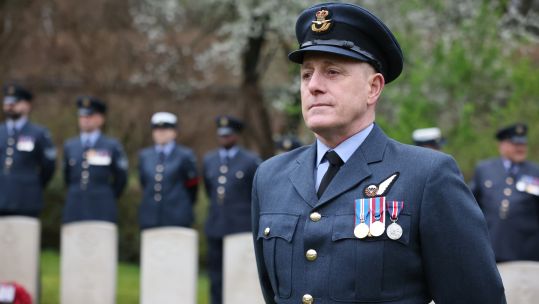 RAF officer in uniform