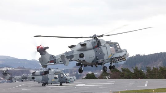 A Martlet-armed Wildcat lifts off on Ex Tamber Shield