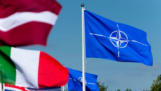 NATO flag (Picture: Alamy).