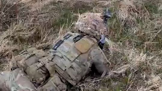 A Sandhurst officer cadet checks the landscape in their final test before course completion (Picture: Royal Military Academy Sandhurst)