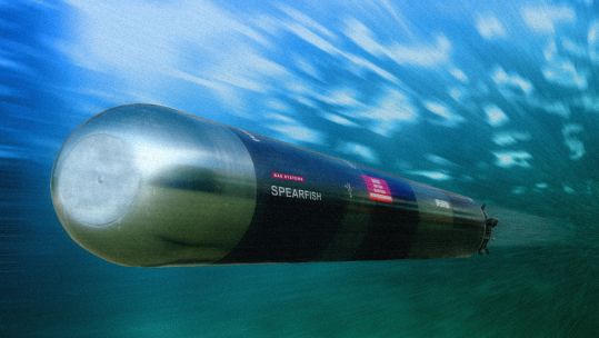 A Spearfish torpedo