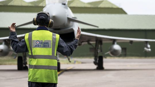 Cover image: A Typhoon taxis at RAF Lossiemouth (Picture: RAF).