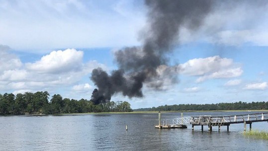 Smoke rises from scene of US F-35B crash in South Carolina