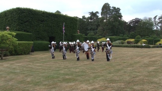 A final Beating Retreat at Headley Court.