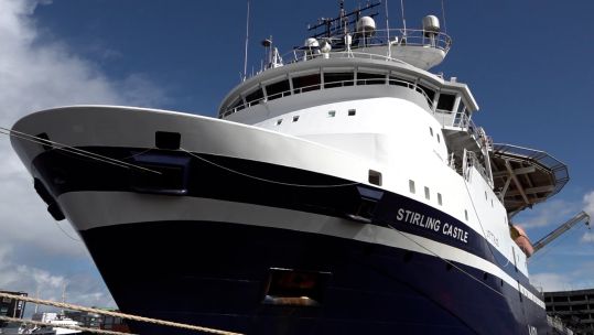 RFA Stirling Castle – the newest ship in the Royal Fleet Auxiliary