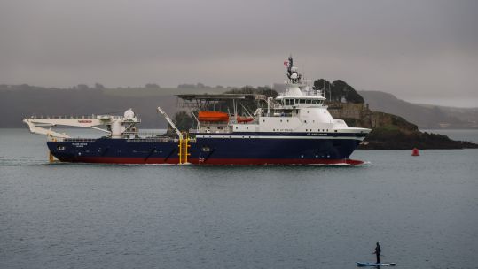 The specialist ship will support Royal Navy mine-hunting operations and will launch drones to find and destroy undersea threats (Picture: MOD).