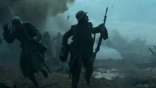 A still image taken on 2 October from trailer for All Quiet on the Western Front (Picture: Netflix).