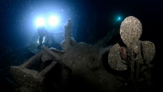 A team of divers found a possible WWII wreck off north Cornwall in April 18072023 CREDIT Rick Ayrton, Royal Navy
