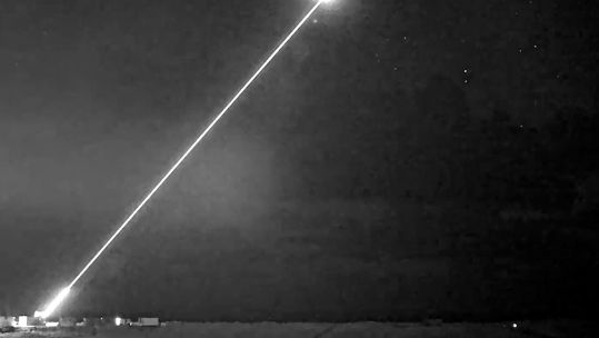 A testing of the UK's DragonFire missile in the Hebrides Scotland (Picture: MOD)